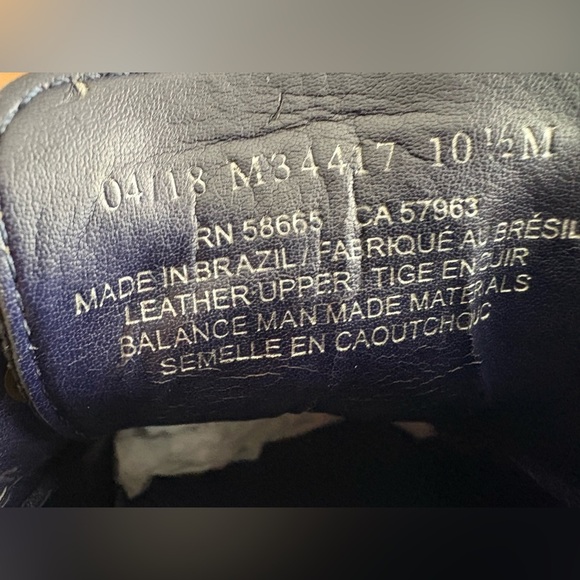 Wallin Bros Dark Navy Dress Shoes Men”s size 10.5 - Picture 4 of 7